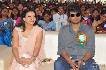 Manasuku Nachindi Movie Team At Kasturba Gandhi College
